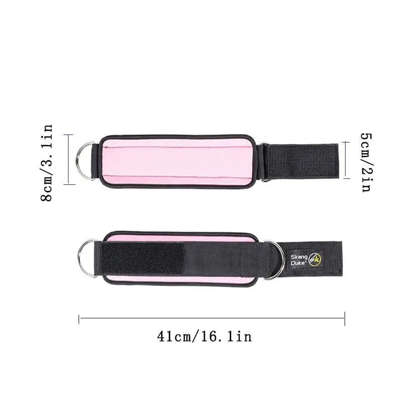 Ankle Strap for Cable Machines and Resistance Bands, Work Out Cuff Attachment for Home & Gym, Glute Workouts - Kickbacks