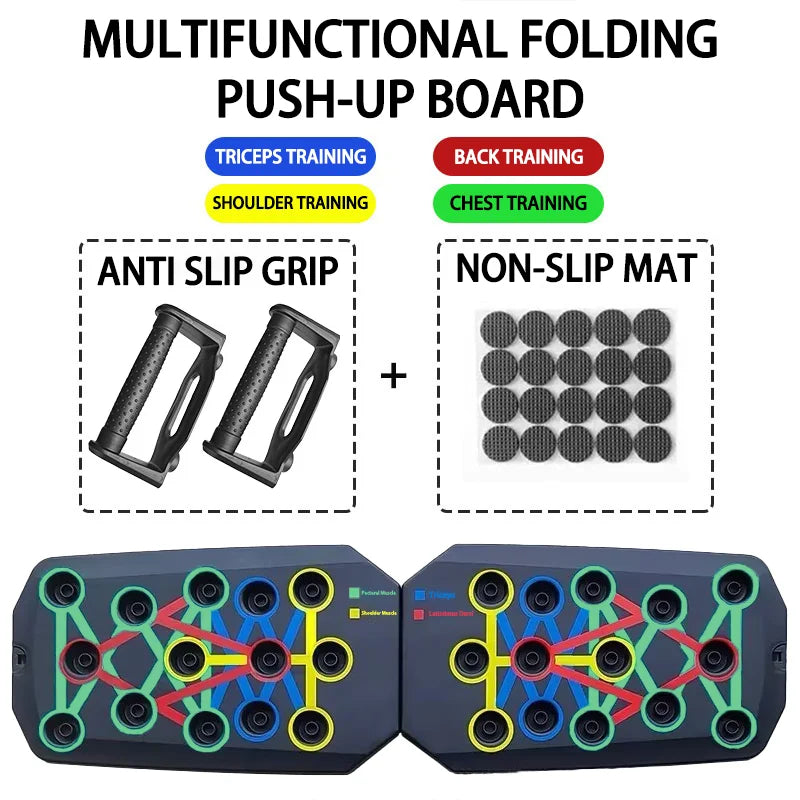 PowerPulse Push-Up Board Kit – Home Gym Upper Body Trainer