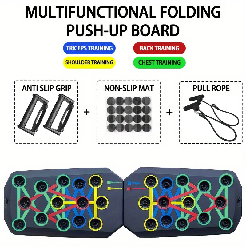 PowerPulse Push-Up Board Kit – Home Gym Upper Body Trainer